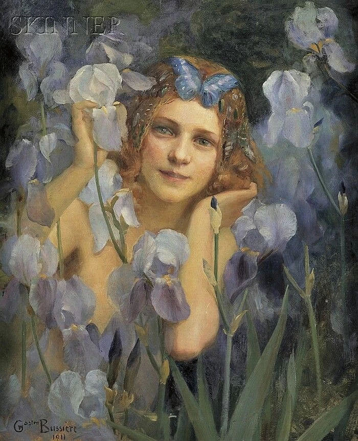 Ninfa tra gli iris, 1911